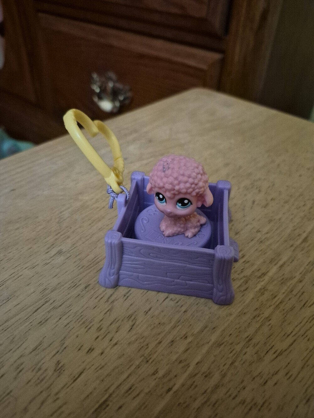 Mcdonalds 2006 Littlest Pet Shop Pink Lamb Toy